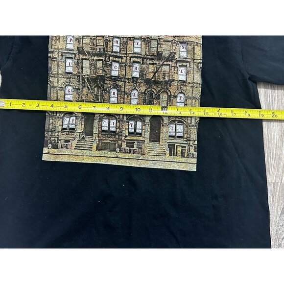 Led Zeppelin T-Shirt Men's Size Medium Crew Neck Graphic Pullover Black - Picture 7 of 8